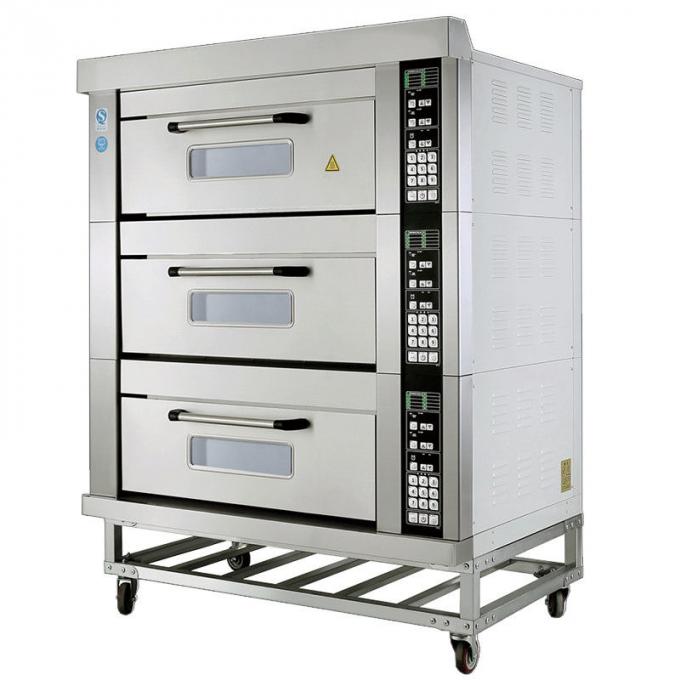 Deluxe elektrische Plattformen der Ofen-Mikrocomputer-intelligentes Steuer-Smart-Voreinstellungs-Menü-Funktions-3 6 Behälter-elektrische Backen-Öfen