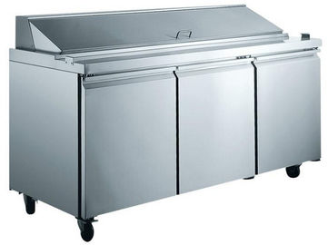 _ 5.8KW/220V 300L Commercial Refrigerator Freezer Salad Bar 1788*750*1080mm