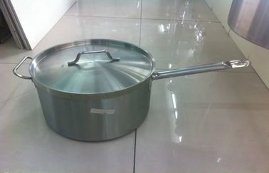 Edelstahl-Kochgeschirr der Küchen-3.0mm, silberne Aluminiumsoße Pan YX103301