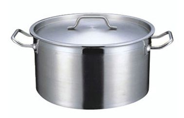Kommerzielle kurze Edelstahl-Kochgeschirr/Suppen-Topf 32L für Lebensmittelversorgungsindustrie