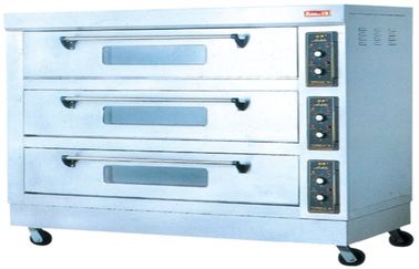 Küchen-Edelstahl-elektrische Backen-Öfen 18KW mit 3-lagigem 4tray FDX-36BQ