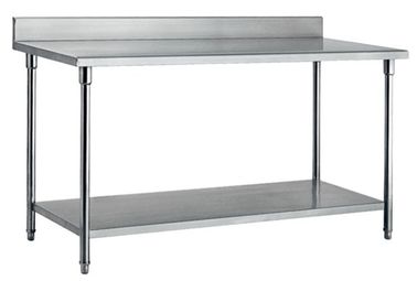 Küchen-Arbeits-Tabelle mit Unterregal-Edelstahl-Verpflegungs-Ausrüstung 1000*700*850mm