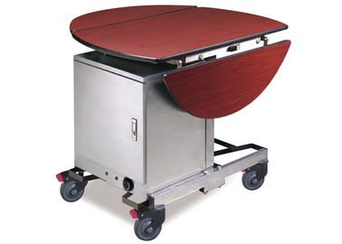 Deluxe Esszimmer-Service-Ausrüstungen mit zusammenklappbarem hölzernem Wärmer der Tabellen-/Edelstahl-elektrischem warmen Küche
