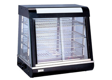 Elektrischer Glasspeisewärmer-Schaukasten der Heizungs-Kuchen-Verkaufsmöbel-Gegenspitzen-3-Layers