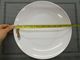 Melamin-Essgeschirr-Platte des Durchmesser-25cm des Gewichts-200g/weiße Porzellanschalen