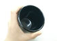 Schwarzes Farbtee-Schalen-nachgemachtes Porzellan-Essgeschirr stellt Gewicht 168g Dia7.6cm H9.2cm ein