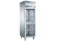 Importierter Aspera-Kompressor sechs Glas-Tür-Handelsküchen-Kühlschrank mit vier mobilen Gießmaschinen