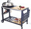 Äußerer Handelsküchen-Ausrüstungs-Holzkohle BBQ-Grill mit Kabinett und Tabelle