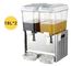 Doppelter Handelskühlschrank-Gefrierschrank der Behälter-2 x 18L/Saft-Getränke-Automaten-Maschine