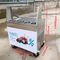 Tischplatte Imbiss-Ausrüstungs-Fried Ice Machine Universal Wheelss 3mm Edelstahl-304