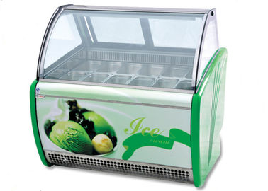 _ -16~-20℃ Ice Cream Display Showcase / Commercial Refrigerator Freezer