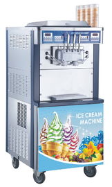 _ Floor Soft Ice Cream Commercial Refrigerator Freezer With 2 Flavor