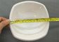 Gewicht 200g des quadratische Schüssel-ungebackenes weißes Porzellan-Abendessen-Satz-UNBEKANNTES Schüssel-Durchmesser-5cm
