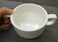4&quot; weißes stapelbares Porzellan-Suppenschüssel-Porzellan-China-Essgeschirr stellt Gewicht 259g ein