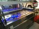 Umhüllungs-Einheit der Edelstahl-warmen Küche mit Speicherkabinett und oberstem Regal 1500*700*800+550mm