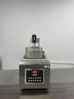 Multifunktionale Edelstahl-Tiefbrater Automatische Hebung Öl-Freitmaschine Topf für Hühnerstückchen Pommes Frites Kartoffel Fisch
