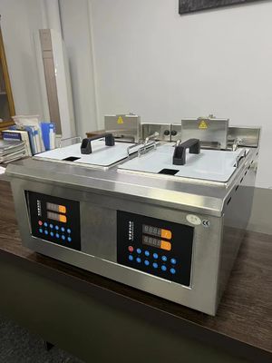 Multifunktionale Edelstahl-Tiefbrater Automatische Hebung Öl-Freitmaschine Topf für Hühnerstückchen Pommes Frites Kartoffel Fisch