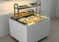 Kundengebundene offene Art Sandwich-Verkaufsmöbel mit LED-Licht-Abkühlungs-Nahrungsmittelkuchen-Schaukasten