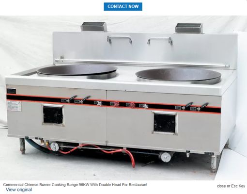 Kommerzielle chinesische Brenner-Kochanlage